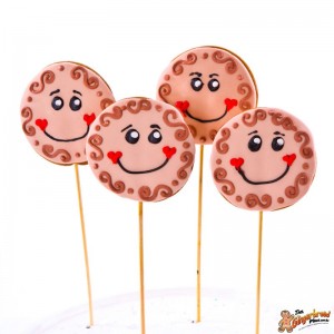 Smiley Cookie Pops