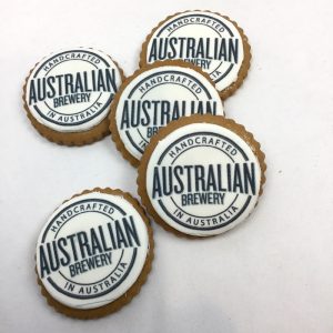 Basic round logo cookie