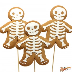 Cookie pops skeletons