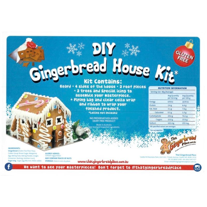 GF DIY gingerbread house kit