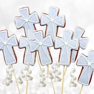 Religious Cross Cookie Pops