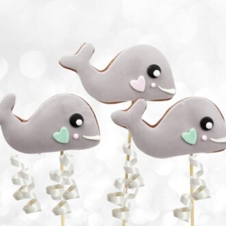 Baby Whale Cookie Pops