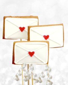 Love Letter Cookie Pops