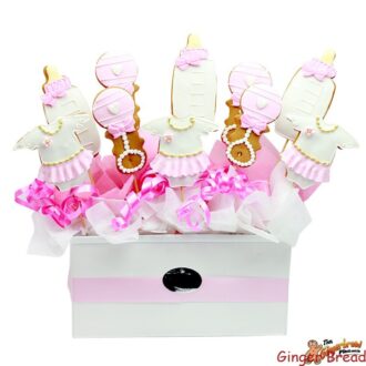 Baby Cookie Bouquet pink girls