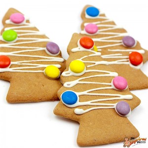 Basic Christmas Tree Cookie Favours