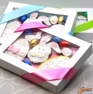 Easter gift box cookies