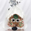 Festive Styled Gingerbread House Wrapped