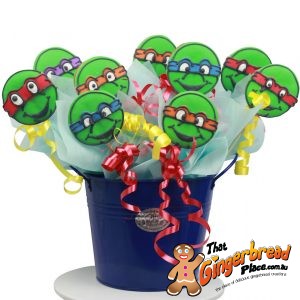 Ninja Turtle Cookie Bouquet