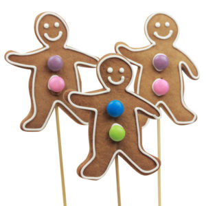 Gingerbread Man Cookie Pops