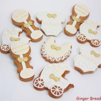 Cookies baby favours cream and white web