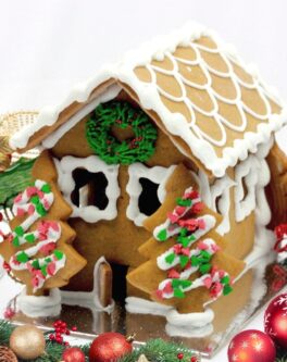 Festive-Gingerbread-House