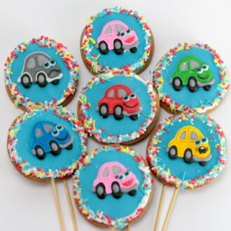 Transport Cars party cookies