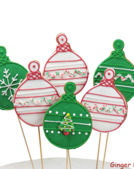 Christmas cookie baubles