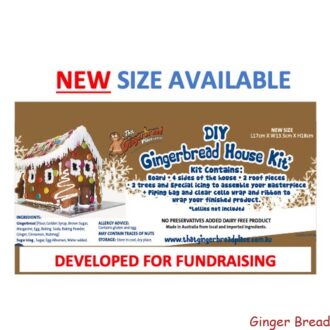 Final brown gingerbread house kit