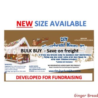 Final brown gingerbread house kit bulk buy