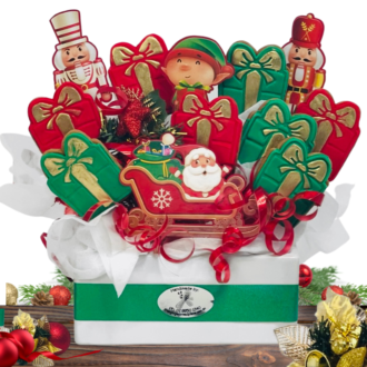 Spirit of Christmas Cookie Bouquet